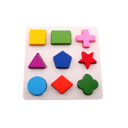Puzzle Geometrico In Legno 2 Bambini Educativo 2