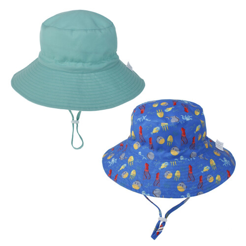 Sun Hut Hüte Mit Nach Der Hut Schwimmen Hellblau 2