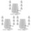 21 Pcs Clockwork DIY Toy Plastic Craft Movement Parts 4