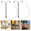 2Pcs Model Railroad Train Lamp Post Sand Table Mini House Decor 10