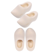2 Szczepy Butów Do Domku Lalek, Drewniane Mini (3 cm)