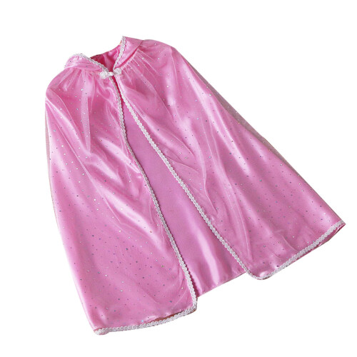 1 Pezzo Mantello Bambina Sciarpa Inverno Rosa S