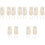 12 Pcs Plush Doll Movement DIY Pull Ring Toy Craft Parts 8