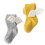 2Paia Elasticizzato Leggings Per 5