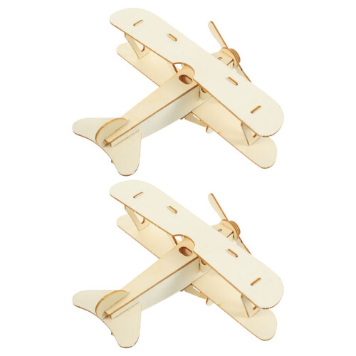 6 Set In Legno Pitturabile Per Bambini