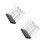 2Sets DIY Modell Malclip Halter Mehrfarbig Kunststoff Set 10