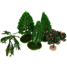 5 Pezzi Miniatura Albero Paesaggio Decorazione Da Tavolo