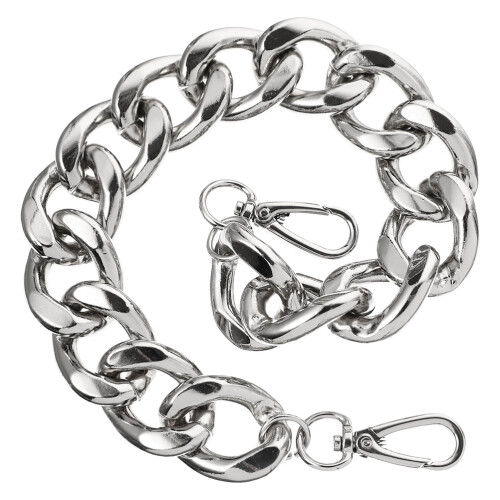 2Pz Decorativa in Argento Per Borse E Borsette Versatili 2