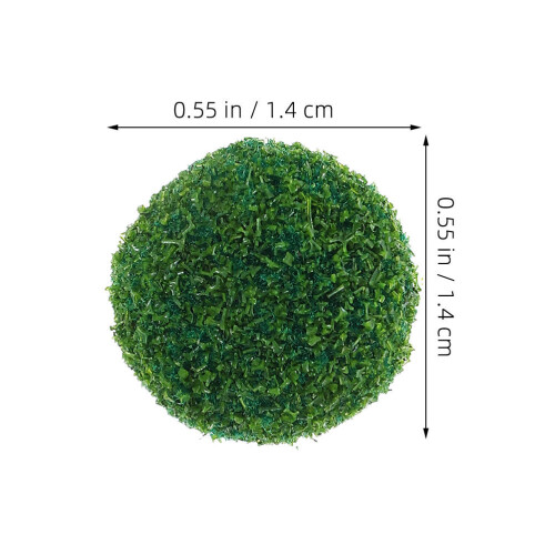 5 Pezzi Artificiale Topiaria Sintetica 1,4 Cm 1
