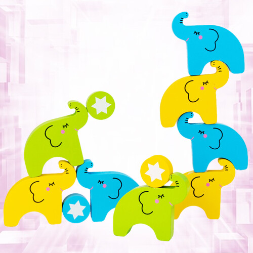 Assorted Color Elephant Kids Building Blocks Educational Toy 2