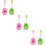 6 Pcs Mini Ukulele Toys For Kids String Instruments Musical Models 10