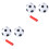 2 Set Palloni Da Calcio Miniatura 12 Cm Per Bambini Con Pompa 3