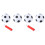 2 Set Palloni Da Calcio Miniatura 12 Cm Per Bambini Con Pompa 2