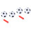 2 Set Palloni Da Calcio Miniatura 12 Cm Per Bambini Con Pompa 4