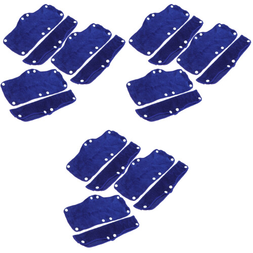 18Pz Casco Sicurezza Fascia Antisudore Scuro Cotone 2