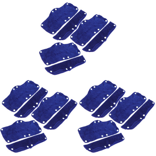 18Pz Casco Sicurezza Fascia Antisudore Scuro Cotone 1