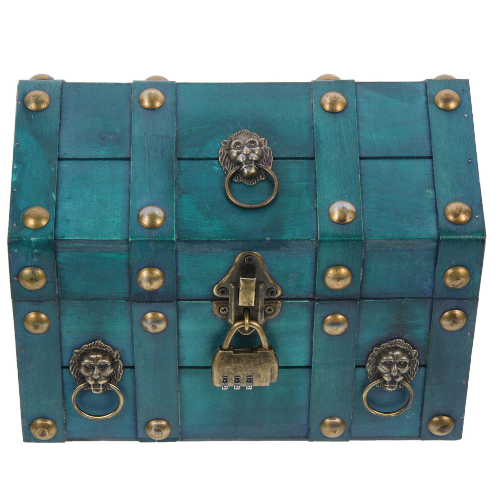 Organizer Na Naszyjniki I PierśCionki Drewniany Zielony-image