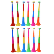 12 Unidades 3 Seções Telescópico Trompete 60Cm Plástico Infantil