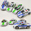 4Pcs Simulation Pull Back Mini Police Car Model Toy For Kids 9