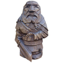 Figurine din mitologia vikingă nordică pictate manual, statuie din rășină de calitate premium cu finisaj rezistent la intemperii pentru decorare