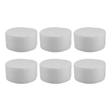 12Szt Kolorowanki DIY Białe Cylindry Polistyrenowe Dzieci