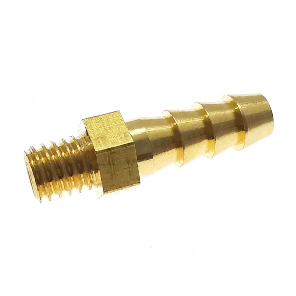 5Pcs 5Mm Hose Barb Od To M6 Metric Male Thread Brass Pipe Fitting Connector Adapter For 5Mm Id Tubing 9067246142261