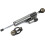Motorcycle Steering Stabilize Damper Bracket Mount (Red) Red Motorcycle Steering Damper Bracket For Stabilizer Mount 3