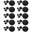 40Pcs Acrylic Circular Miniature Base For Mini Doll Display And Decor 4