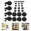 40Pcs Acrylic Circular Miniature Base For Mini Doll Display And Decor 5