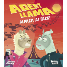 Agent Llama Alpaca Attack by Angela Woolfe Hardcover Book
