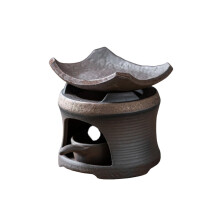 Ceramic Tea Stove Warmer Set - Natural Calming Effect Scents-3