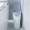 Duurzame Plastic Afvalbak Met Pers Open-Gebroken witte 10L pers 4