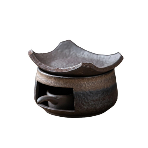 Ceramic Tea Stove Warmer Set - Natural Calming Effect Scents-1