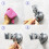 Shower Head Holder, Removable Design Suction Cup Bracket, Adjustable to Any Angle, Vacuum Adsorption for Smooth Surfaces, ABS Plastic Material, Heavy 4