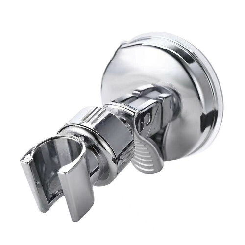 Shower Head Holder, Removable Design Suction Cup Bracket, Adjustable to Any Angle, Vacuum Adsorption for Smooth Surfaces, ABS Plastic Material, Heavy 2