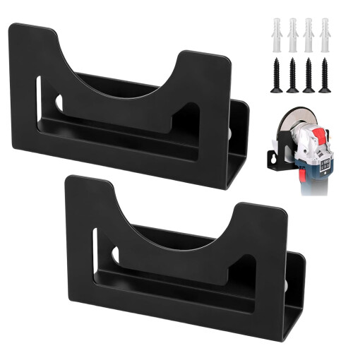 2pcs Heavy Duty Grinder Mount with Quick Installation for Wall
