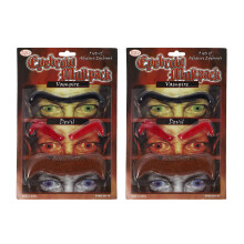 6Pairs Self-Adhesive Funny Fake Eyebrows for Costume Party and Cosplay
