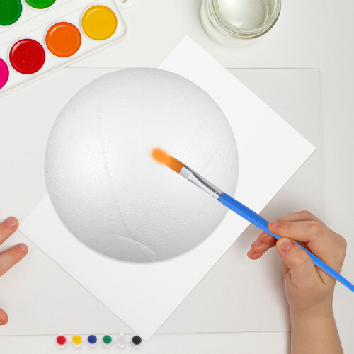 1 Set Foam World Spheres Balls For School Globe Projects 1