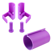 Pack of Art Frame Stands with Quick Releases-Purplecolor