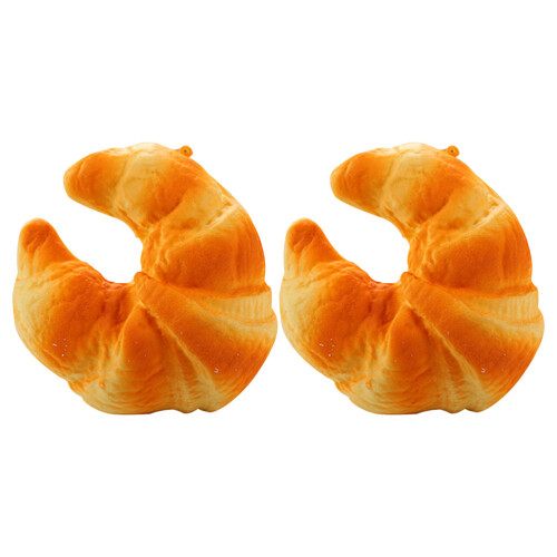 2Pcs Fake Bread Modeling Statue Display Model 2