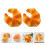 2Pcs Fake Bread Modeling Statue Display Model 6