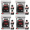 4 Sets Gas Station Model Toy With Road Cone Simulation 7
