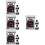4 Sets Gas Station Model Toy With Road Cone Simulation 9