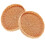 2Pcs Mini Woven Tray For Mini House Bread Fruit Basket 10