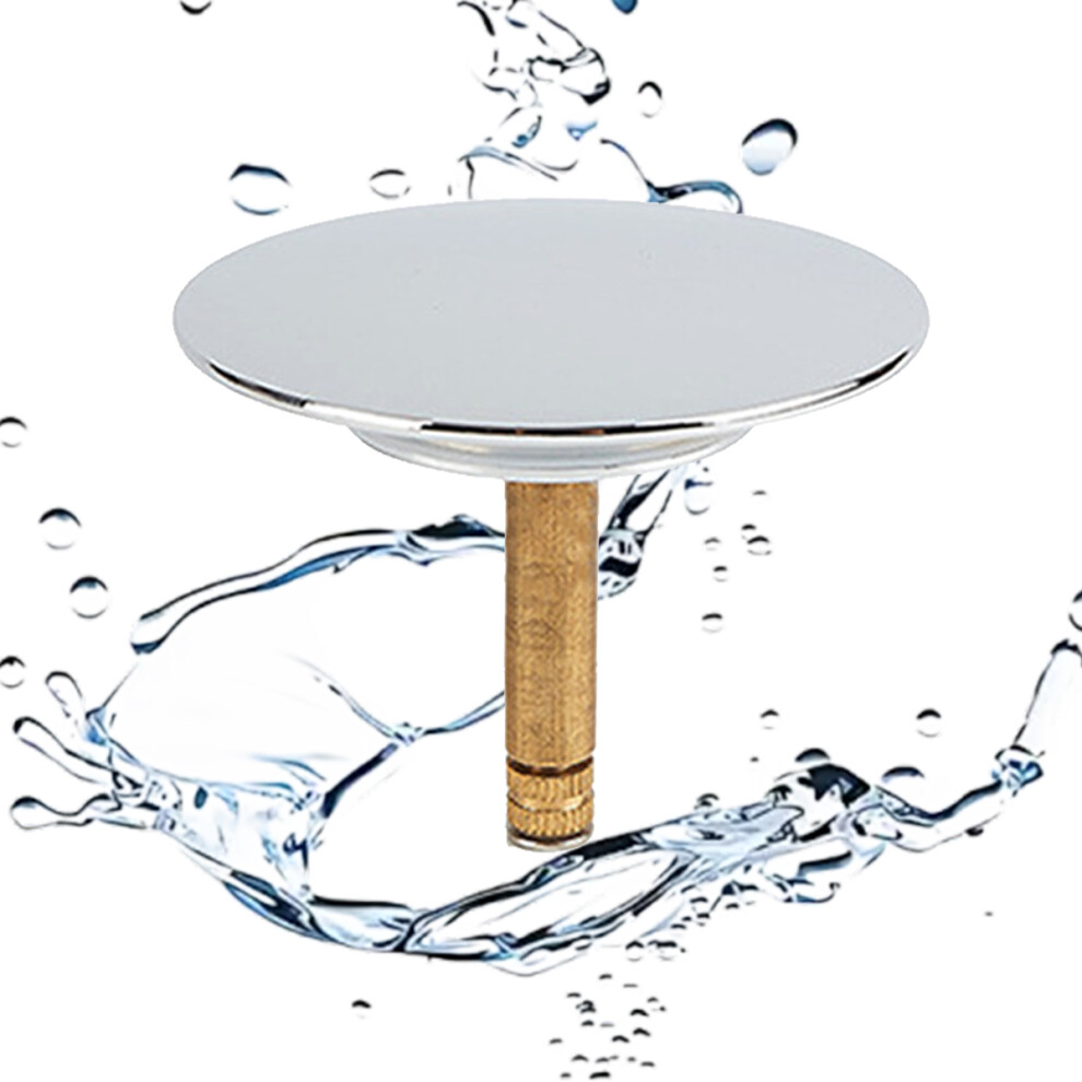 Polished Brass Lid Sink Plug, Completely Detachable Basin Plug For Kitchen Accessories And Bathroom Sinks 9135470875030
