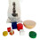 2Pcs Wooden Hemisphere Balancing Game Stackable Building Blocks Set 1