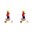 2Pcs Wooden Hemisphere Balancing Game Stackable Building Blocks Set 7