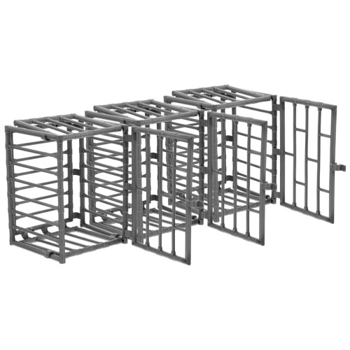 3pcs miniature cage model toy for storage and decor