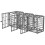 3pcs miniature cage model toy for storage and decor 10