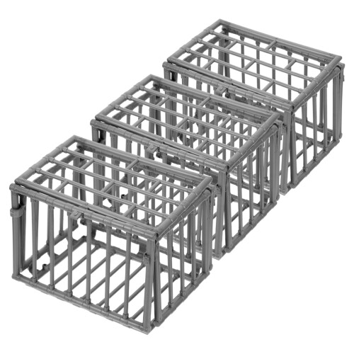 3pcs miniature cage model toy for storage and decor 1